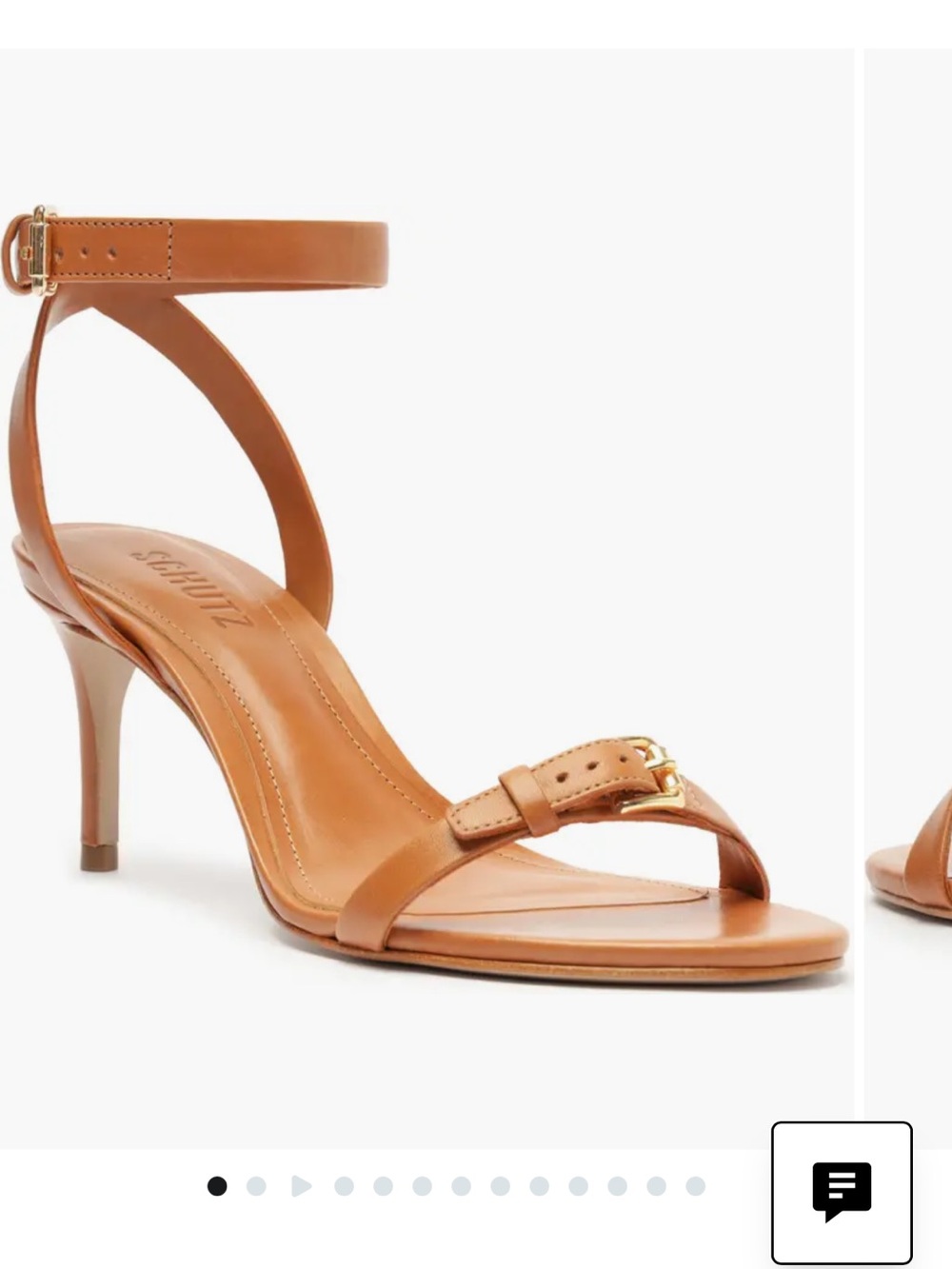 Schutz Aurora mid-ankle strap sandal. Size 7.5